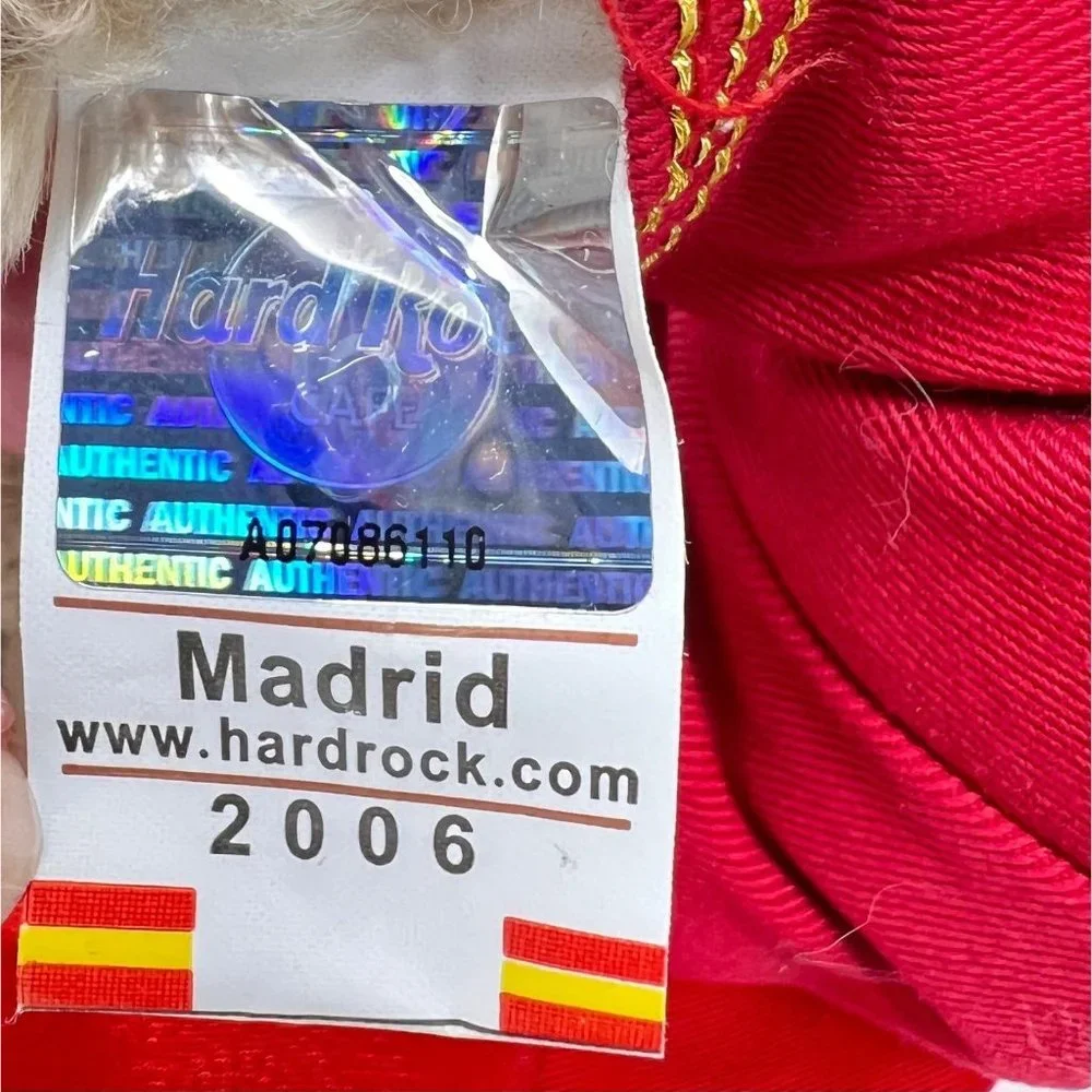 Hard Rock Cafe Madrid Herrington Teddy Bear Matador 10